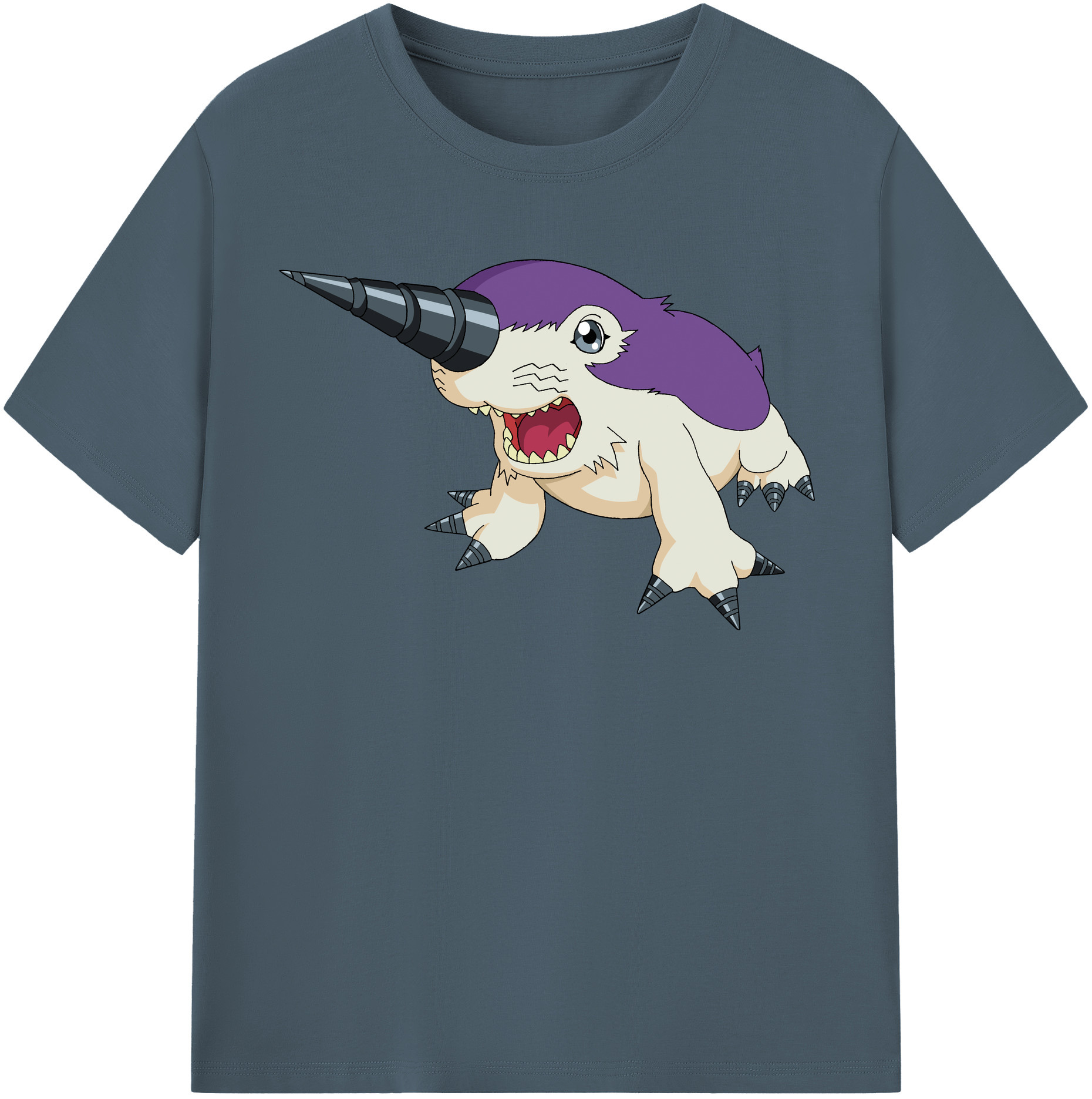 （画像用） Digimon デジタルモンスター/デジモン 綿100％半袖Tシャツ（フロントプリント）
